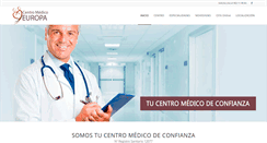 Desktop Screenshot of centromedicoeuropa.com